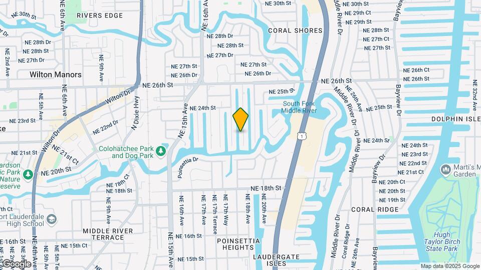 2141 NE 18th Ave Map and Location Details