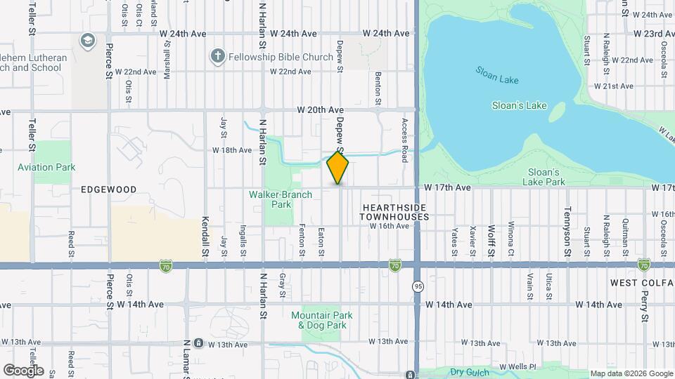 5606 W 17th Ave Map and Location Details