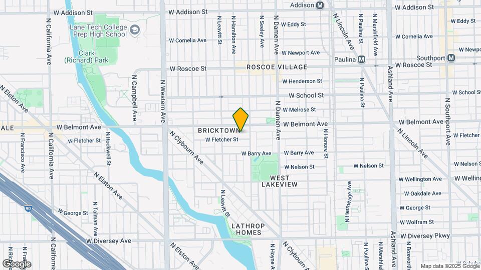 2118 W Fletcher St Mapa y Detalles de la Ubicación