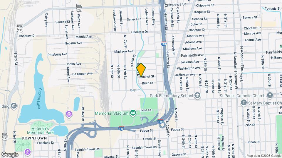 1840 Walnut St Mapa y Detalles de la Ubicación