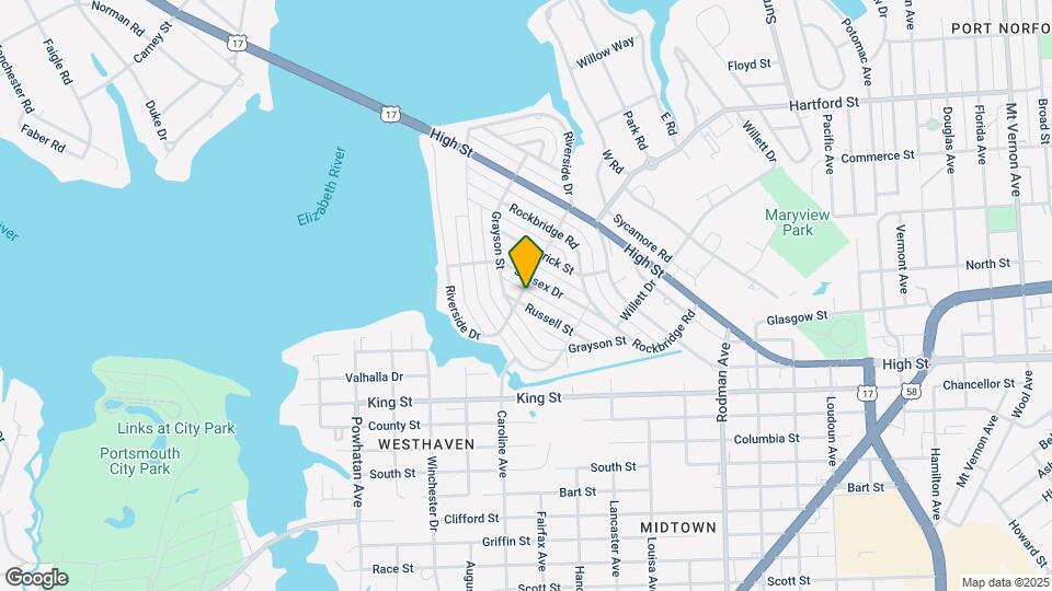 428 Russell St, Unit 1 Map and Location Details
