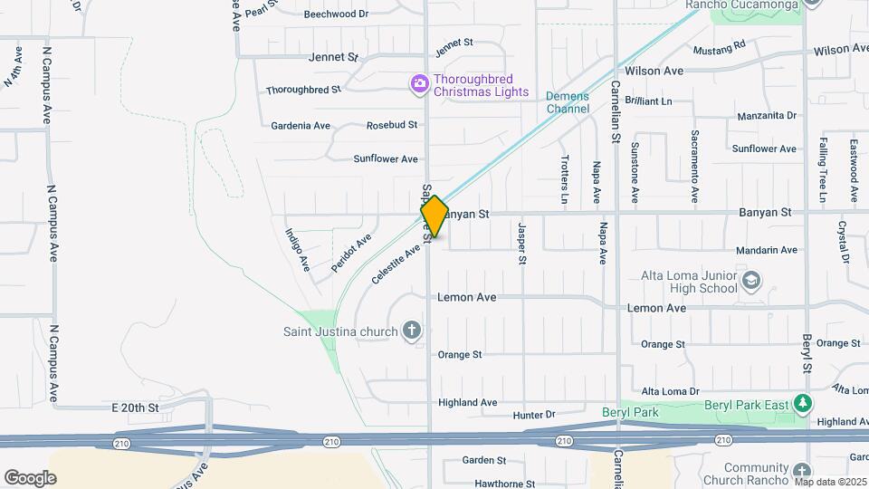 6165 Sapphire St Map and Location Details