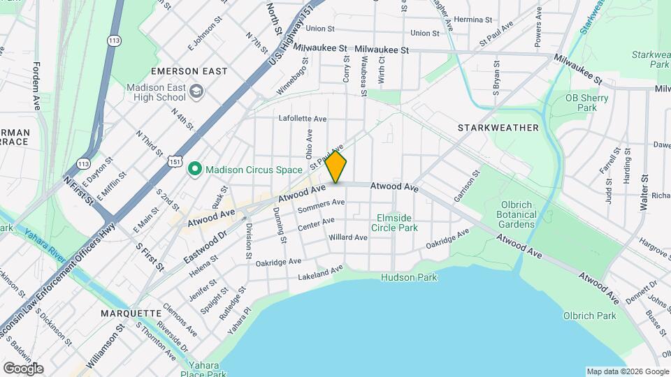 2437 Atwood Ave, Unit 1 Mapa y Detalles de la Ubicación