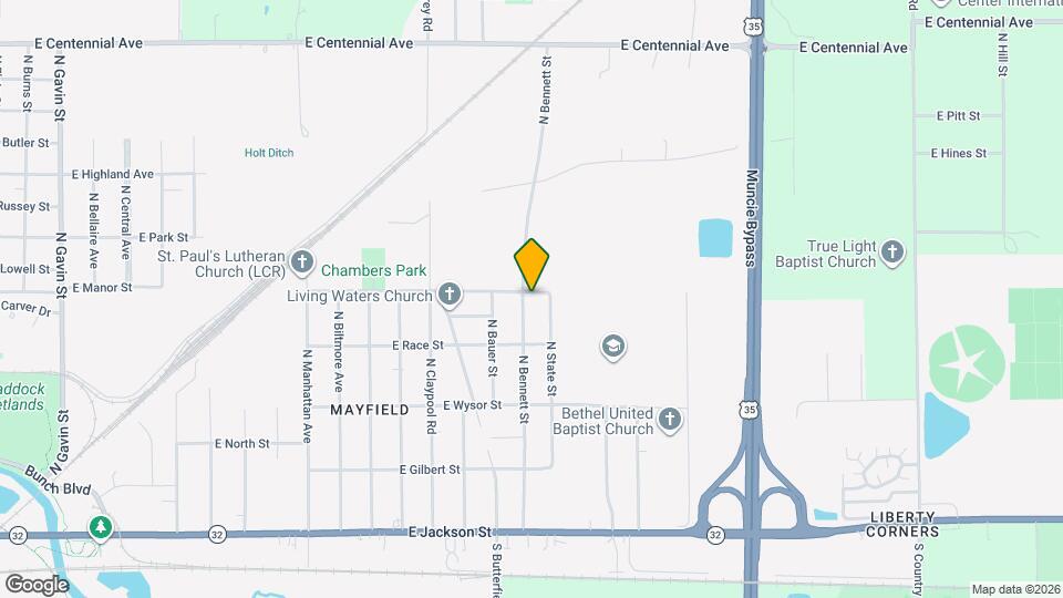 3601 E Manor St Map and Location Details