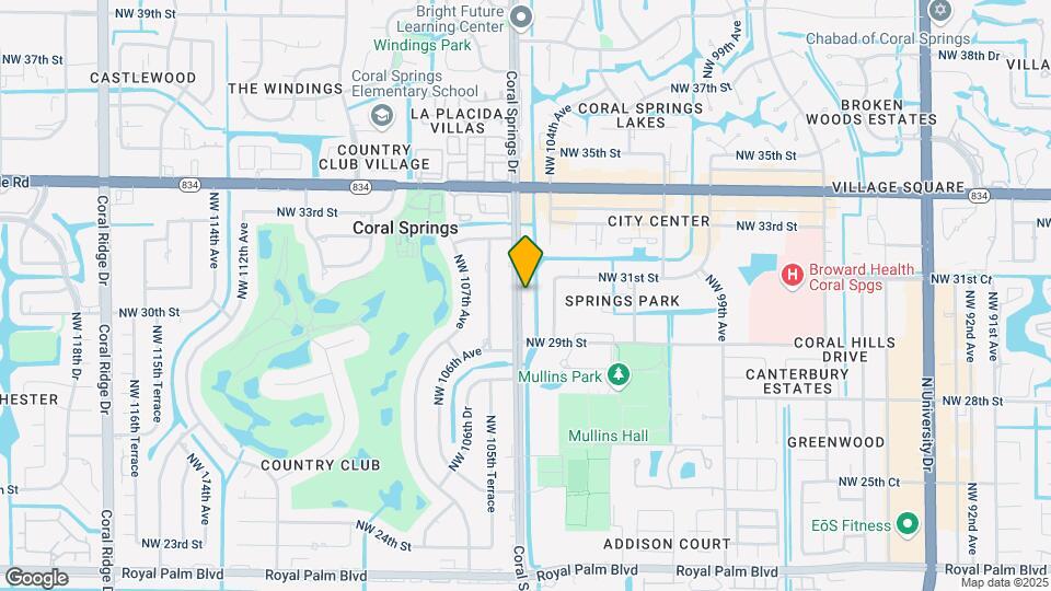 3111 Coral Springs Dr Map and Location Details