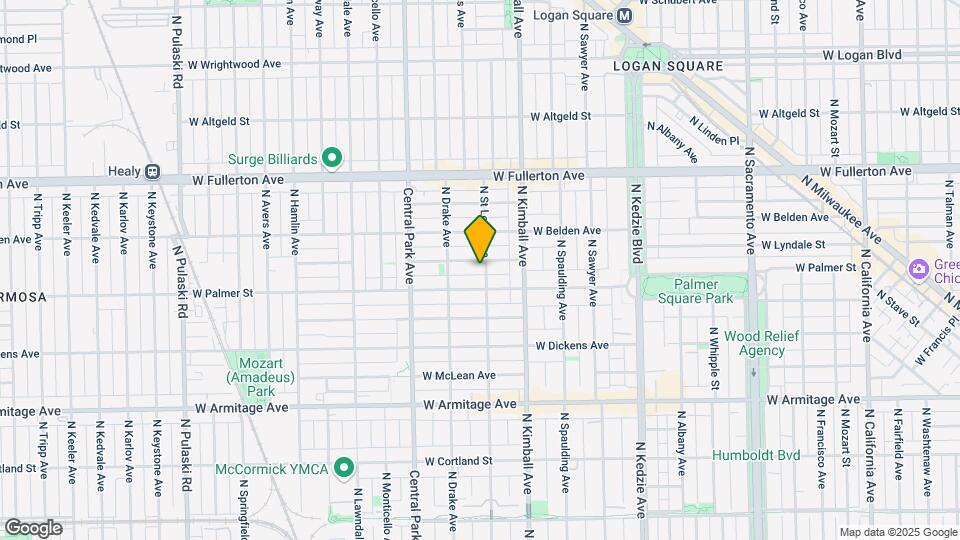 2220 N St Louis Ave Map and Location Details