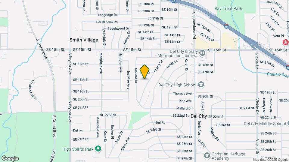 3624 Mistletoe Ave Map and Location Details