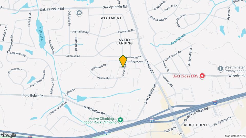 1413 Collins Dr Map and Location Details