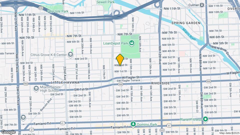 130 NW 16th Ave Map and Location Details