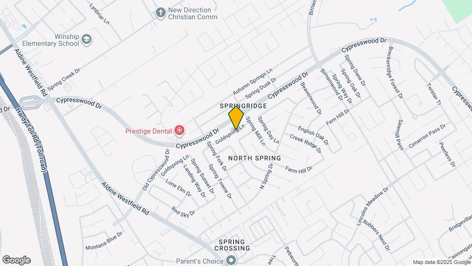 2410 Goldspring Ln Map and Location Details