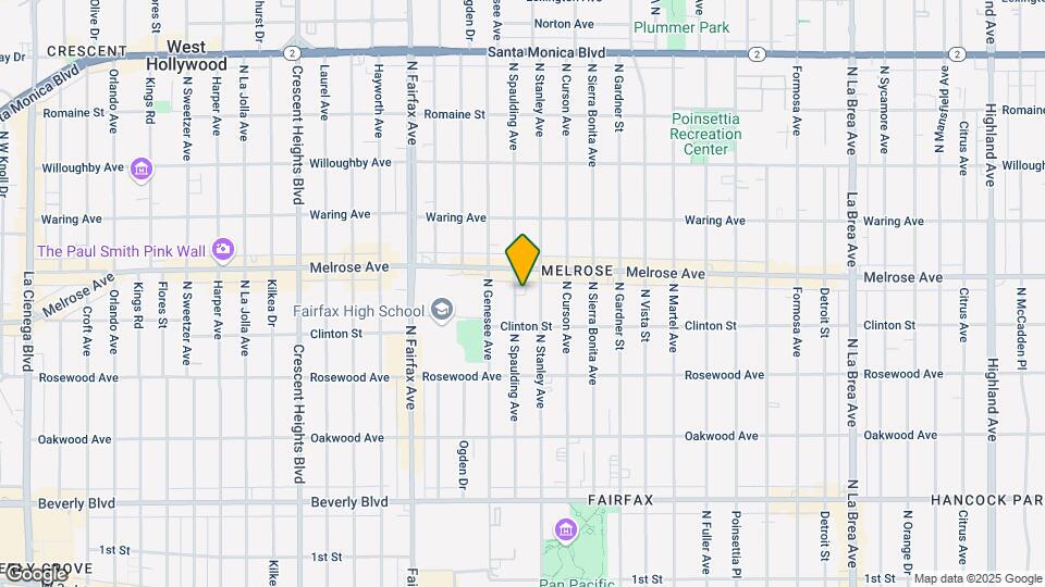 636 N Spaulding Ave Map and Location Details