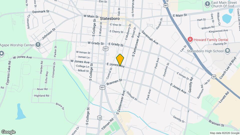 20 E Jones Ave Mapa y Detalles de la Ubicación