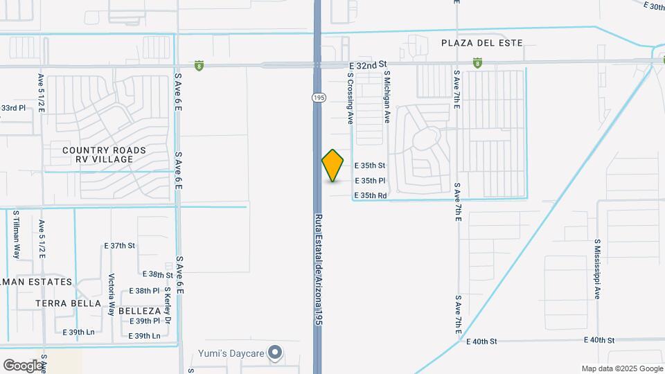 6549 E 35th Pl Map and Location Details