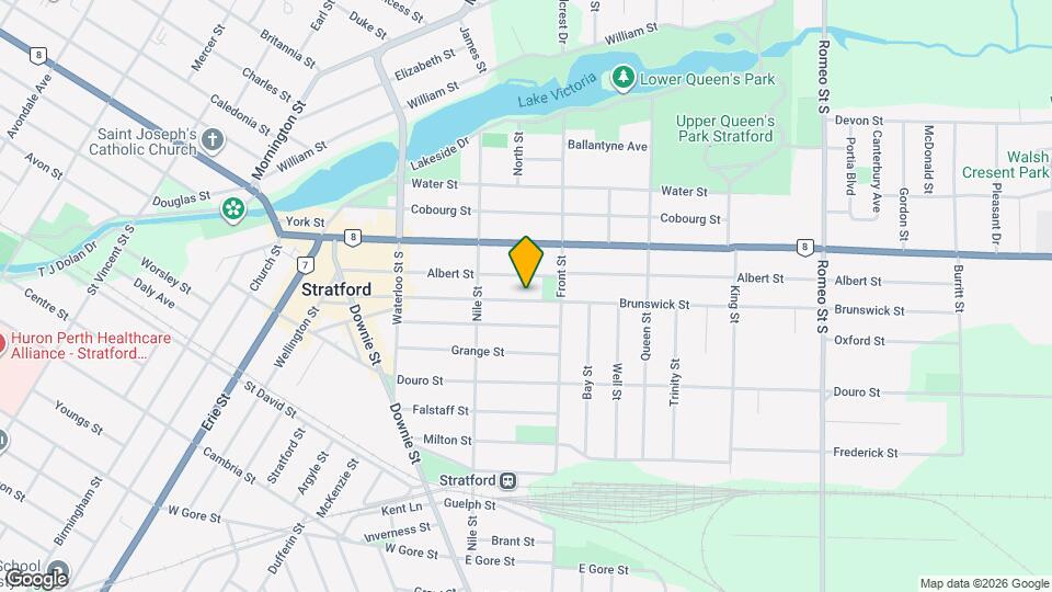 184 Brunswick St Map and Location Details