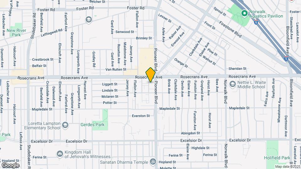 14322 &-14328 Corby Ave Mapa y Detalles de la Ubicación