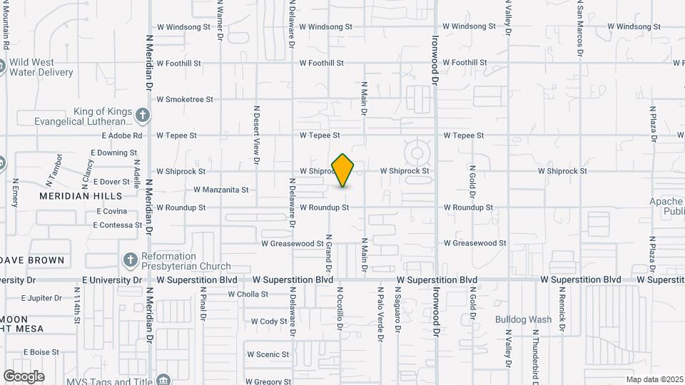 2110 W Roundup St Mapa y Detalles de la Ubicación