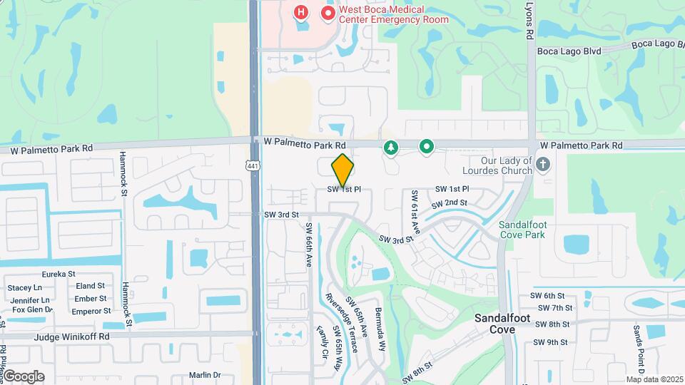9696 SW 1st Pl Map and Location Details