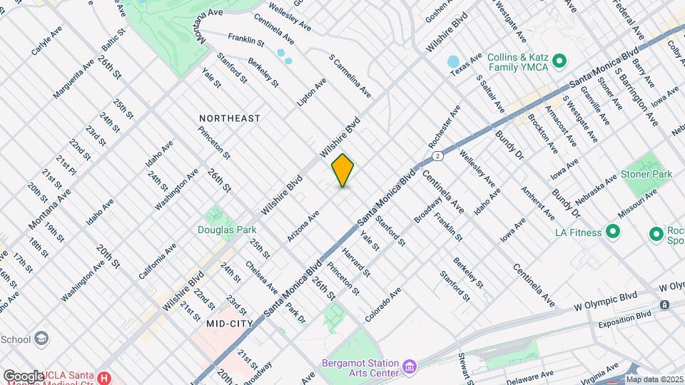 2922 Arizona Ave Map and Location Details