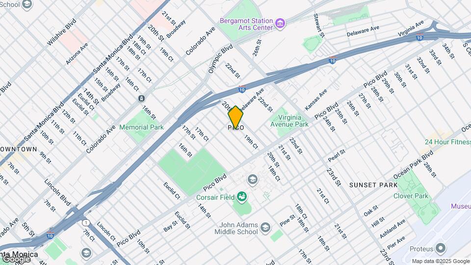 1923 19th St Map and Location Details