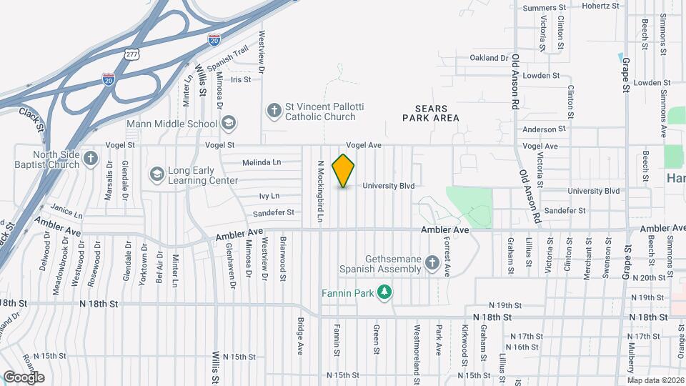 2333 Fannin St Map and Location Details