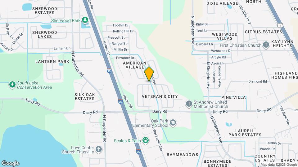 3646 W Powder Horn Rd Map and Location Details