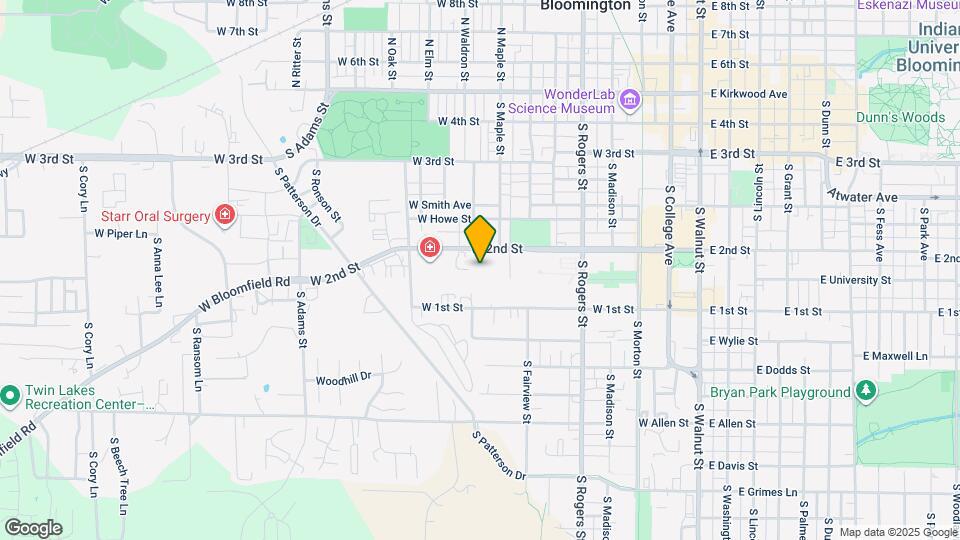 819 W 2nd St Map and Location Details