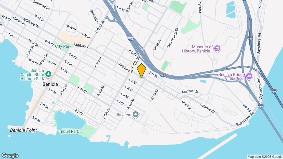 584 Military E Map and Location Details