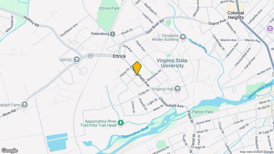 21100 Chesterfield Ave Map and Location Details