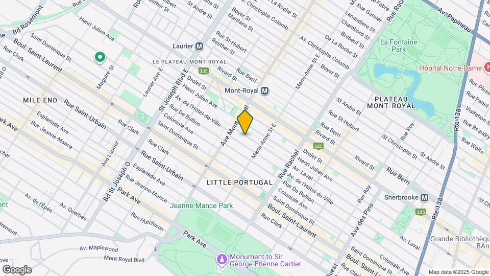 4430 Laval Av Map and Location Details