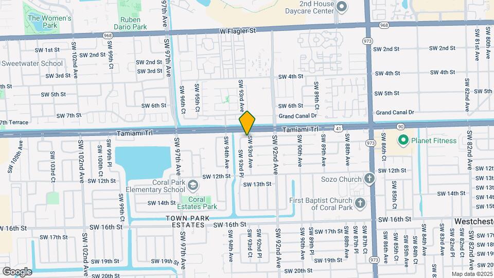 830 SW 93rd Ave Map and Location Details