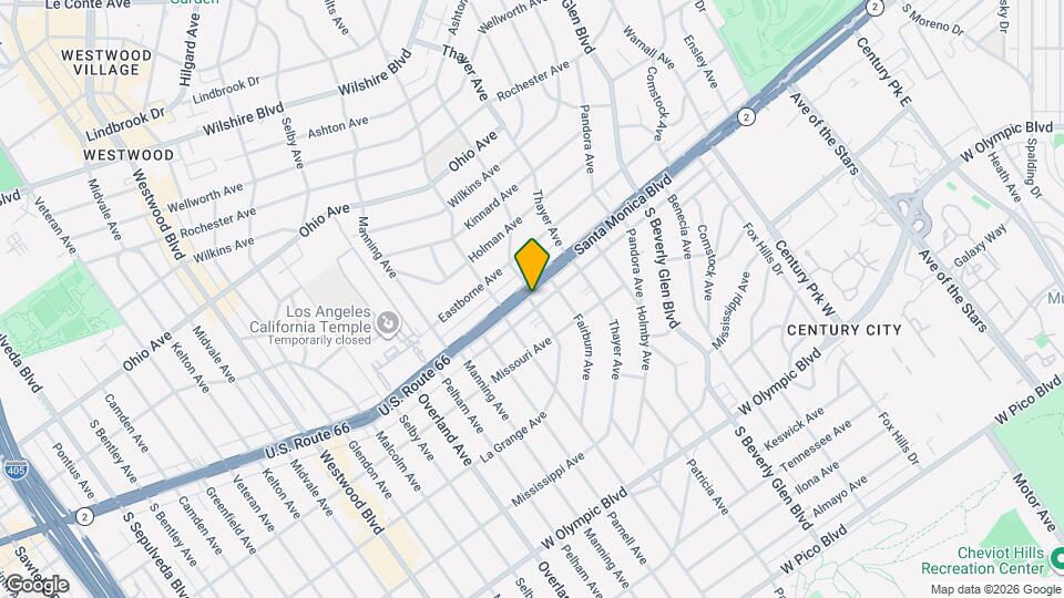 10558 Santa Monica Blvd Map and Location Details