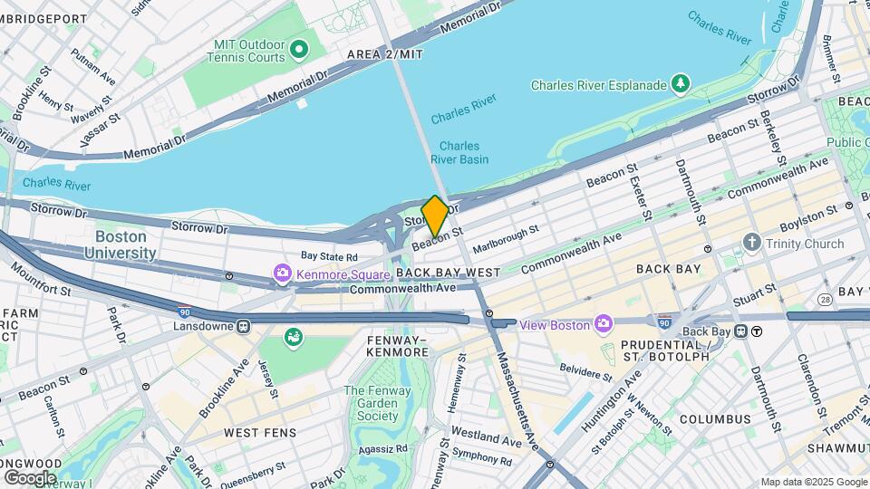 515 Beacon St, Unit 6 Map and Location Details