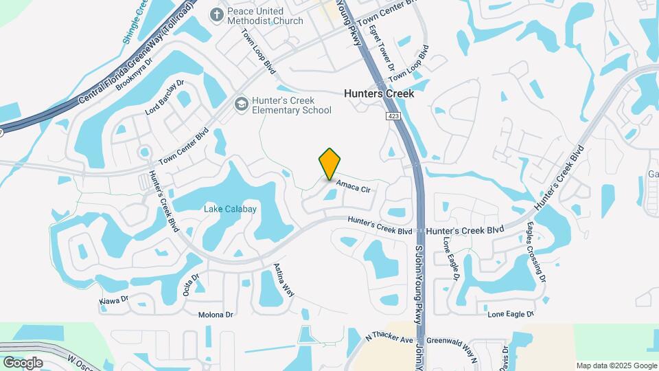 3406 Amaca Cir Map and Location Details