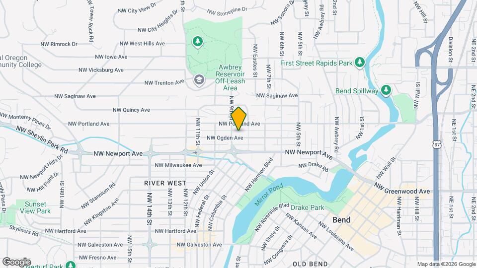 830 NW Ogden Ave Map and Location Details