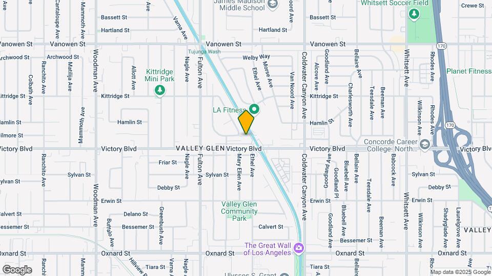 6460 Mary Ellen Ave, Unit 6460 - 2 Map and Location Details