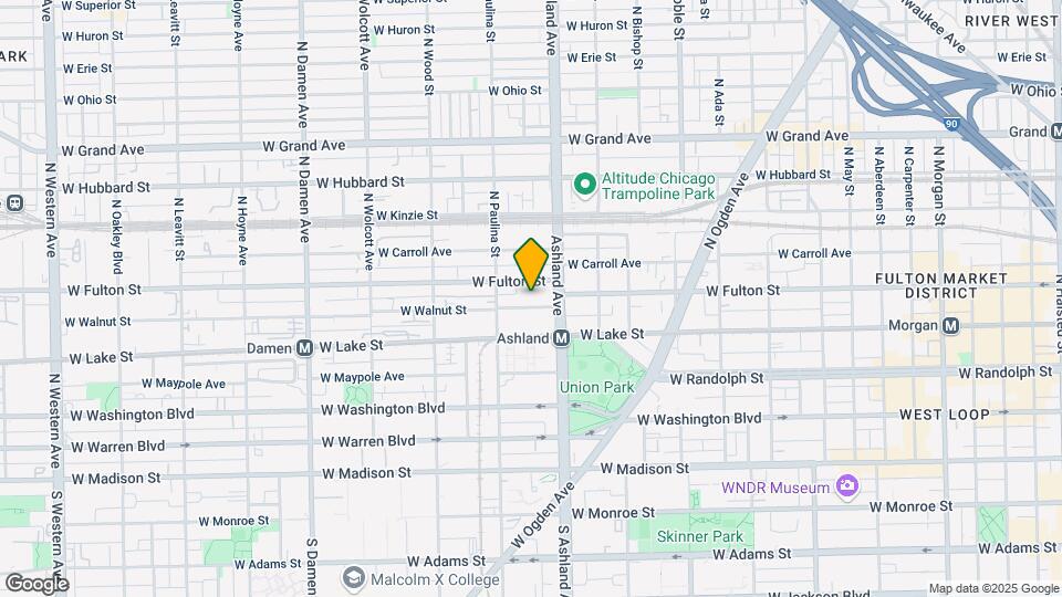 191 N Ashland Ave Map and Location Details