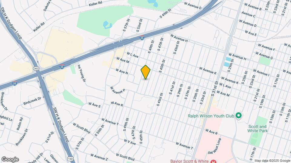 1406 S 47th St Map and Location Details