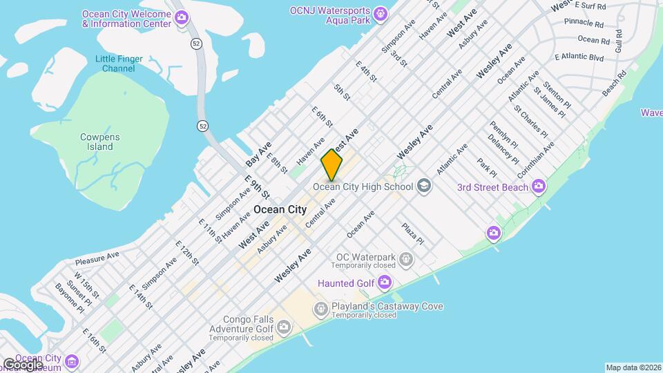 717 Asbury Ave, Unit 3rd Floor Map and Location Details