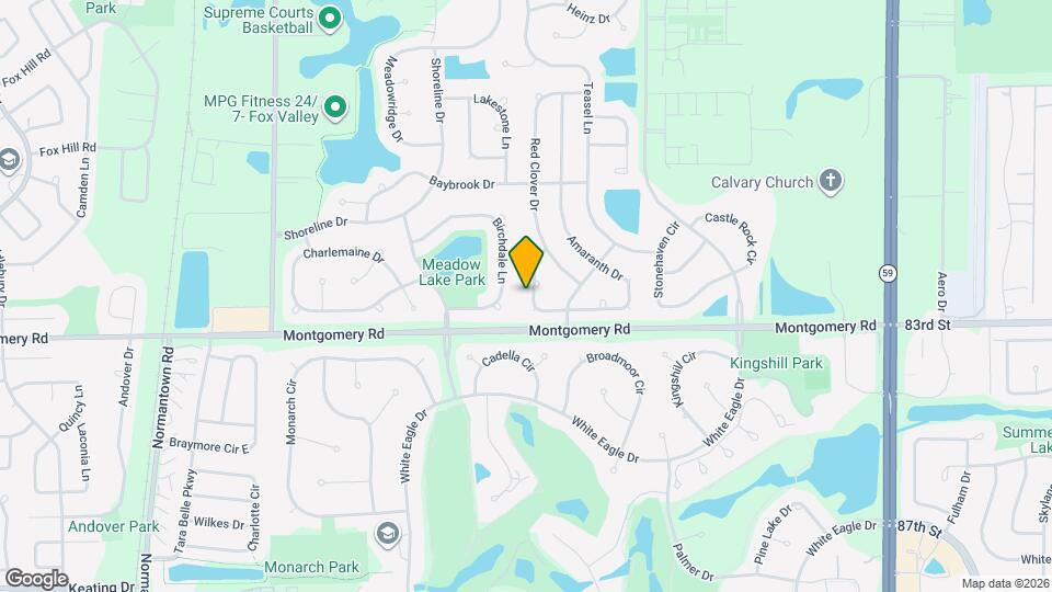 1348 Amaranth Dr Map and Location Details