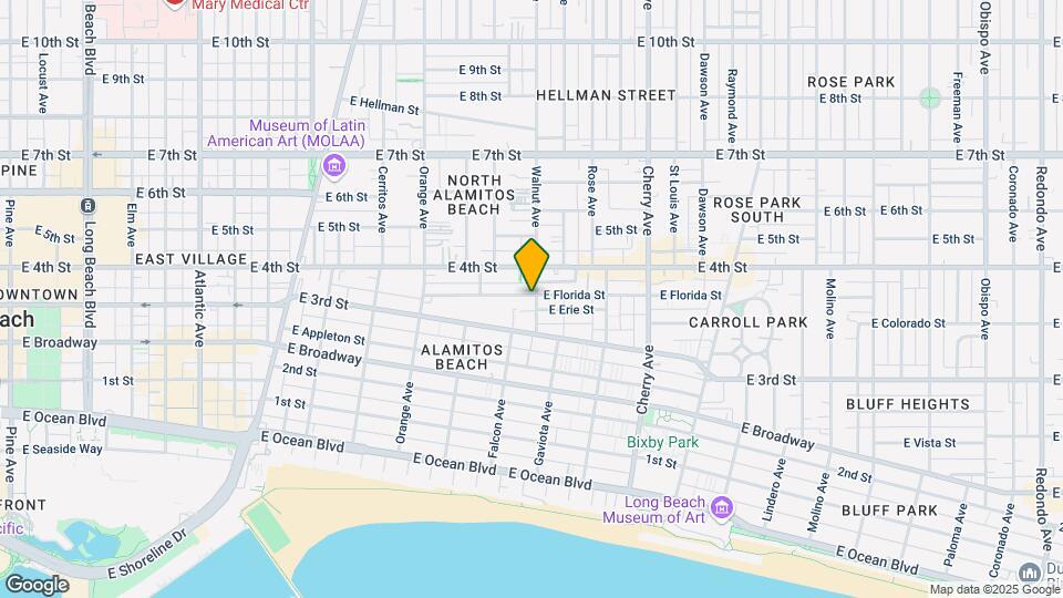 361 Walnut Ave Map and Location Details