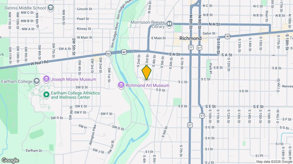 311 S 3rd St Map and Location Details