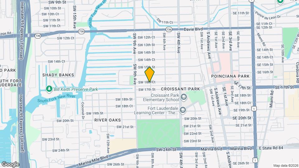 1621 SW 8th Ave Map and Location Details