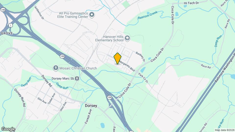 7018 Foxton Way Map and Location Details