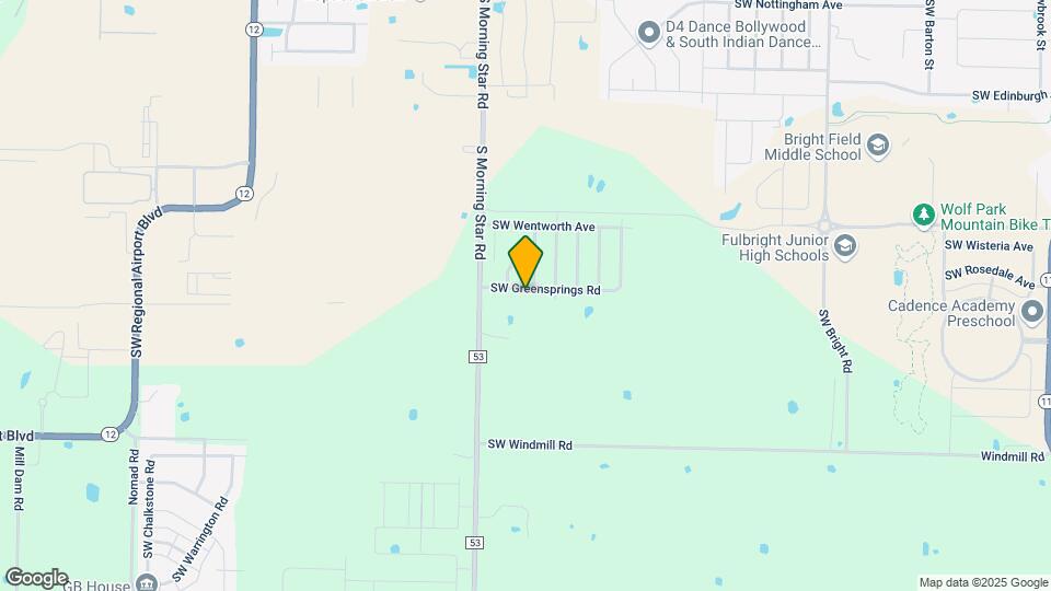 3103 SW Greensprings Rd Map and Location Details