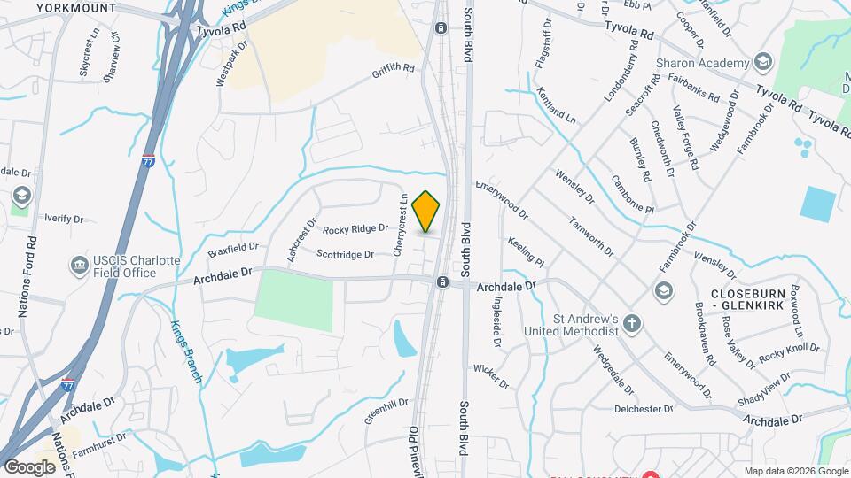 6254 Old Pineville Rd Map and Location Details