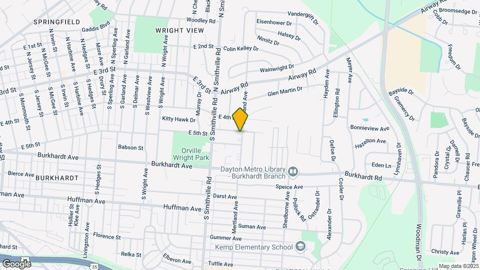 305 Mertland Ave Map and Location Details