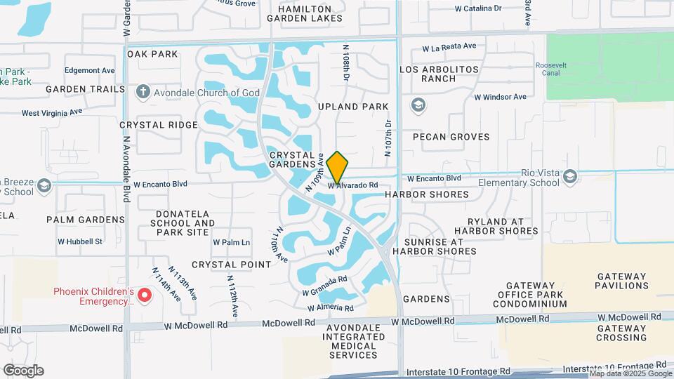 10871 W Alvarado Rd Map and Location Details