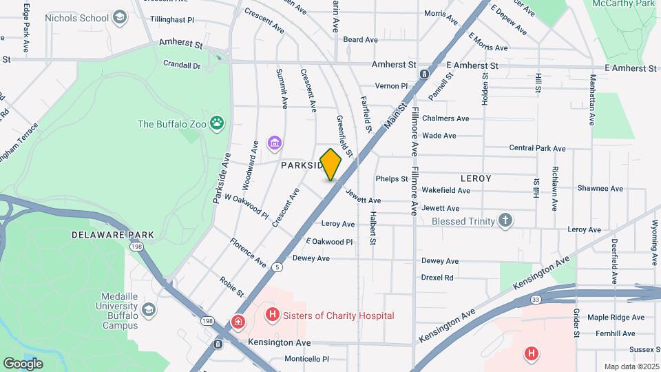 Main Jewett Apartments Map and Location Details