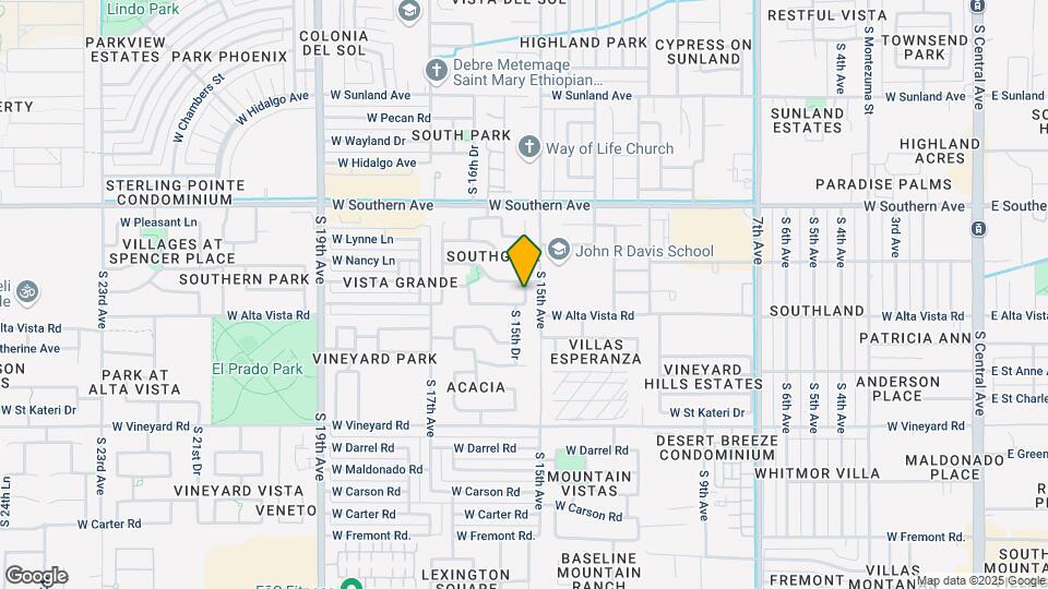 6252 S 15th Dr Map and Location Details