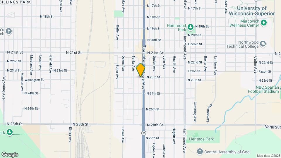 1802-1804 N 23rd St Map and Location Details
